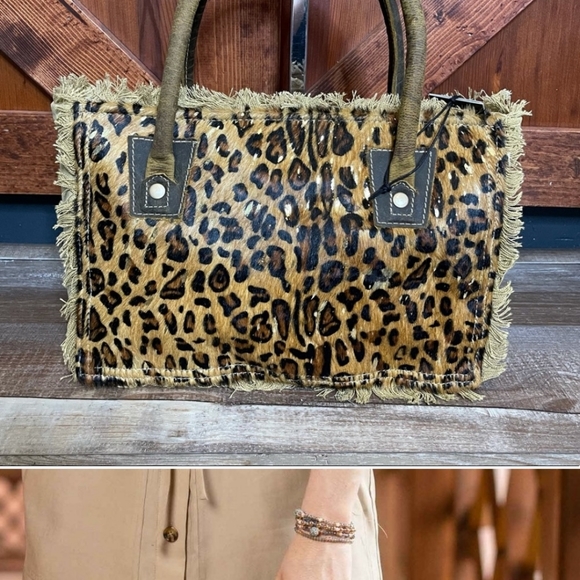 Myra Hairon leopard print tote - Picture 6 of 11
